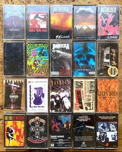 Make Your Own Cassette Bundle - Nirvana, Metallica, Sonic Youth, Pantera & More! - Picture 1 of 10