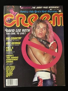 Creem Magazine April 1985 David Lee Roth ,Van Halen , Boy George Jimmy Page - Picture 1 of 6