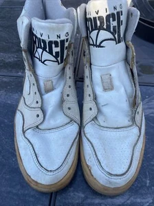 Scarpe Nike Air Driving Force alte bianche nere 1989 classiche originali ottime condizioni taglia 7,5 - Foto 1 di 24