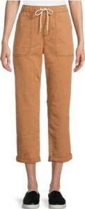 Time and Tru Damen mittelhohe gerade Allzweckhose 27" Innennaht braun - Bild 1 von 2