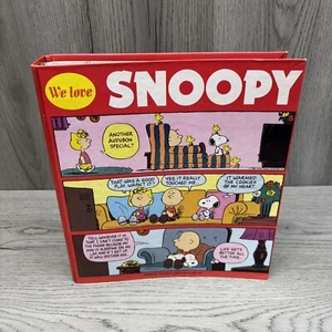 Vintage Snoopy Peanuts 3 Ring Ordner Sammlerstück RAR Probe unveröffentlicht 1990 - Bild 1 von 10