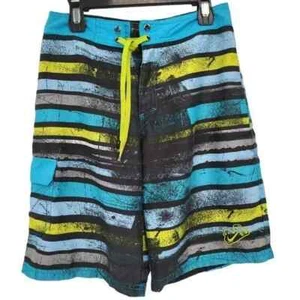 Nike 6.0 Board‎ Shorts Youth Boys Size 26 Multicolor Tie Front Pockets - Picture 1 of 7