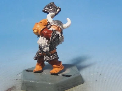 Warhammer Fantasy Battle Vintage Painted Miniature Norse Dwarf #2 WHFRP D&D OOP - Image 1 of 2