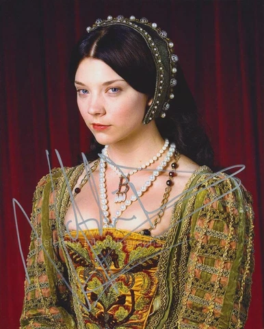 NATALIE DORMER as Anne Boleyn - The Tudors GENUINE SIGNED AUTOGRAPH Cover