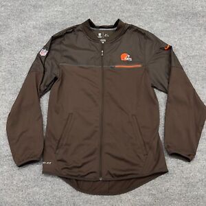 Cleveland Browns Nike Jacket Mens S Official On Field Apparel Zip Up Windbreaker