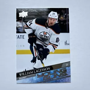 20/21 UPPER DECK YOUNG GUNS ROOKIE RC #479 WILLIAM LAGESSON OILERS - Picture 1 of 15