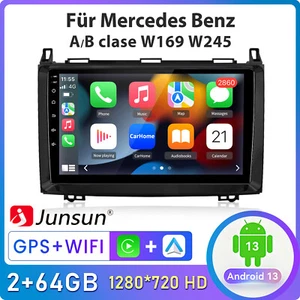 64G GPS Autoradio Android 14 DAB Für Mercedes W169 W639 Vito Viano W906 Sprinter - Bild 1 von 14