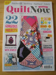 QUILT NOW MAGAZINE ISSUE 11 JEWELS 3-D FUN PRE-CUTS 22 PATTERNS - Bild 1 von 3