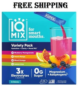 Sugar Free Electrolyte Powder Packets - Liquid Daily Iv Drink Mix Rapid Hydrated - Picture 1 of 6