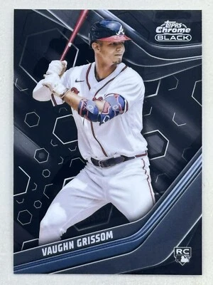 Vaughn Grissom 2023 Topps Chrome Black RC #97 MLB Atlanta Braves Trading Card - Image 1 of 2