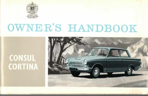 FORD CONSUL CORTINA OWNER'S HANDBOOK 1964 - Picture 1 of 2