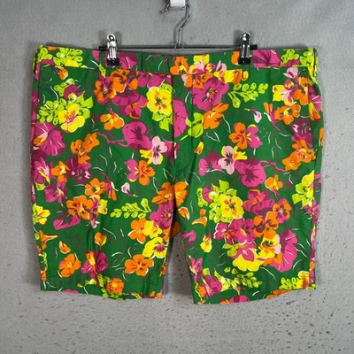 Pantalones Cortos Polo Ralph Lauren Calce Ajustado Floral Para Hombre Talla 40 Verde Foto 1 de 4