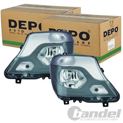 2x DEPO H7/H7 SCHEINWERFER SATZ passend für MERCEDES-BENZ SPRINTER LINKS+RECHTS - Bild 1 von 4