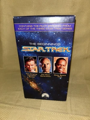 Star Trek The Beginnings TV Series Next Generation Deep Space VHS Tape Box Set - Image 1 of 4