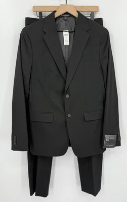 Banana Republic Suit Mens 40R Black Pants 32x32 Extra Slim Stretch NEW - Image 1 of 4