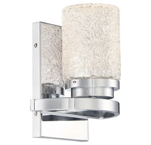 George Kovacs P5321-077-L Brilliant 7" LED Bath Vanity in Chrome - Picture 1 of 2