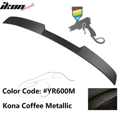 Alerón de techo para Honda Civic 22-26 estilo 11 V #YR600M Kona café metálico Foto 1 de 4