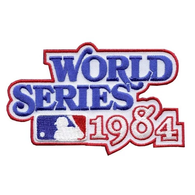 1984 MLB World Series Logo Jersey Patch San Diego Padres vs. Detroit Tigers - Image 1 of 3