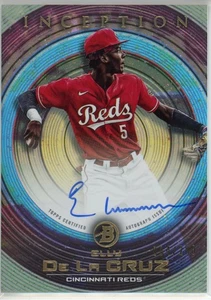 Elly de la Cruz Rookie 2022 Bowman Inception RC Auto 084/200 - Bild 1 von 2