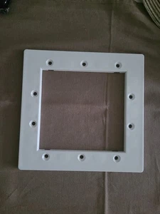 Skimmerflansch weiß  für Standard Skimmer Pool Miniskimmer gebraucht - Bild 1 von 2