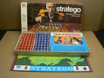 Vintage 1975 Stratego Board Game Milton Bradley Strategy Game 4916 COMPLETE - Image 1 of 4