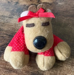 VTG 1986 Hallmark Christmas Rhonda Reindeer Plush Stuffed Animal Toy Vintage - Picture 1 of 6