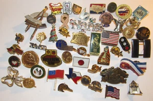 Lot of 50 Assorted Collectible Pins - Vintage #10 - Picture 1 of 5