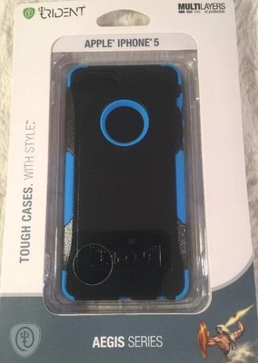 Nueva Funda Trident Aegis Series "SLEEK ARMOR" iPhone 5 / 5S / 5SE Azul Negra Foto 1 de 4