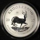 2017 South Africa 1ozt Fine Silver Krugerrand 50th Anniversary - Free Ship Usa