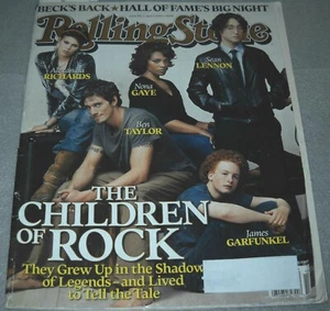 Revista Rolling Stone 7 de abril de 2005 Children of Rock portada de 3 páginas Mickey Rourke - Imagen 1 de 12
