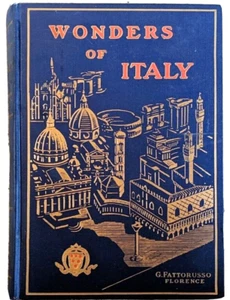 The Medici Art Series Florence Wonders of Italy Fattorusso 1959 Cloth Cover Vtg - Picture 1 of 5
