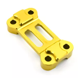 Soportes de manillar superior de 7/8" 22 mm abrazadera apta para Honda CB400 1998-2020 dorada - Imagen 1 de 9