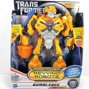 Transformers Dark of the Moon BUMBLEBEE - Robo Power Revving Robot Lights Sounds - Picture 1 of 7