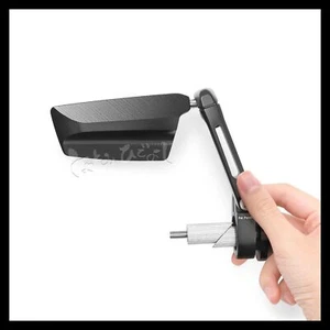 Bar end mirror RIGHT x1 LEAP foldable black for 7/8" hollow bar for e-scooter - Picture 1 of 9