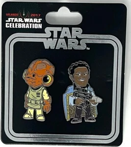 Admiral Ackbar & Lando Calrissian 2-Pack Pin Set Star Wars Celebration Orlando - Picture 1 of 1