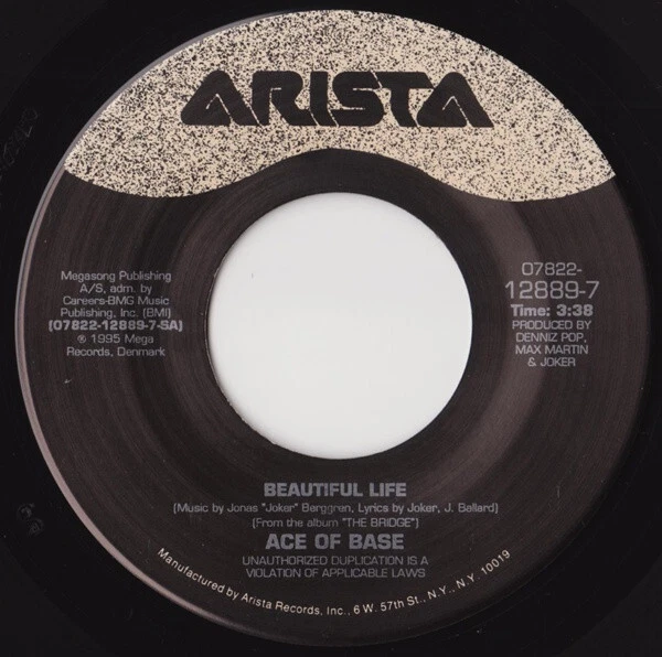 Ace Of Base - Beautiful Life (7" Single) - Image 1 of 1