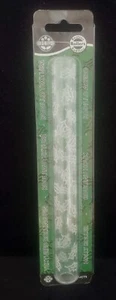 Textured Rolling Pin, Holly. Short 7.5" plastic embossed rolling pin NOS - Picture 1 of 7