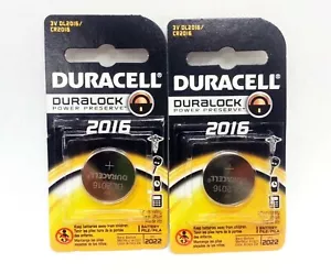 2 DL2016 DURACELL Lithium Battery CR2016 2016 KCR2016 - Picture 1 of 1