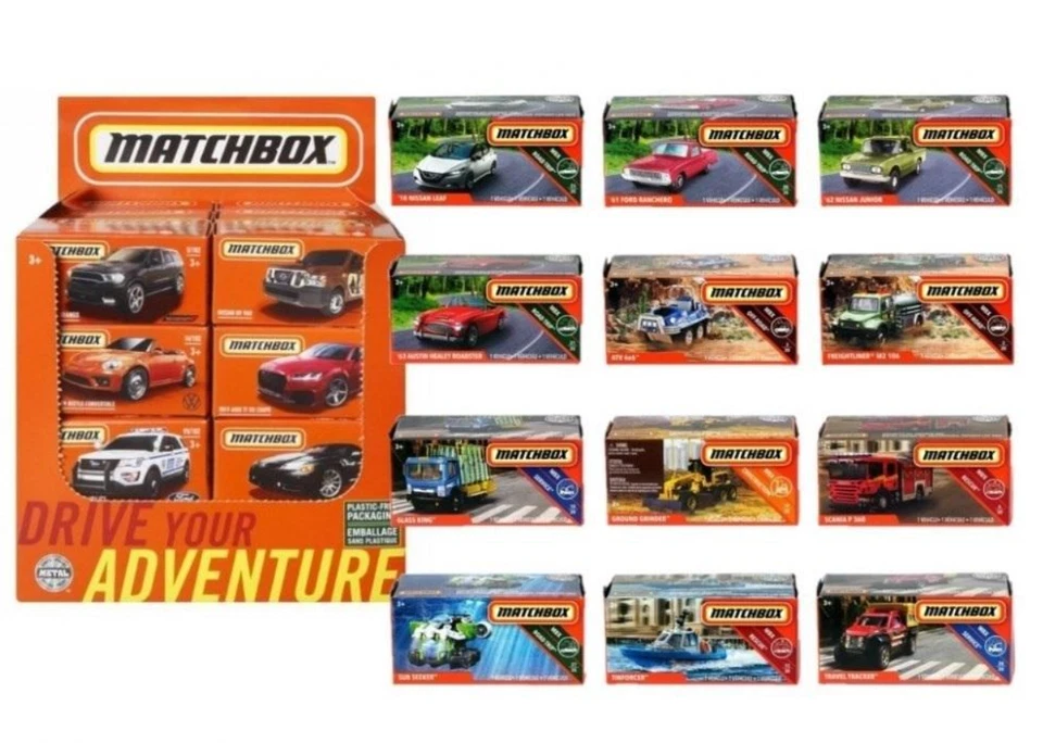 Matchbox New Collection 125 Cars Model Diecast Toy 1:60-1:64 Scale Mattel - Image 1 of 1