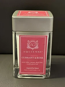 Aquiesse CURRANT & ROSE Candle 5 oz, 45 Hours - Picture 1 of 4