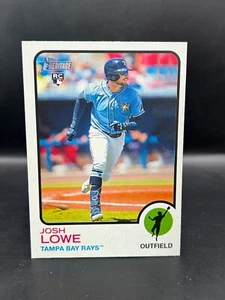 Topps Heritage 2022 - Josh Lowe #303 (RC) VARIACIÓN DE IMAGEN SP - Imagen 1 de 2