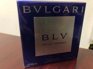 ** VINTAGE ** BLV POUR HOMME by BVLGARI 1.0 FL oz / 30 ML EDT Spray Sealed Box - Picture 1 of 3