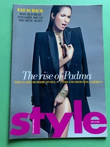 Sunday Times mag STYLE 12-July-2009 Padma Lakshmi Nick Knight Pharrell Williams - Picture 1 of 2