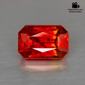 3.50 CT Cristal Marigold Yellow Sphalerite Gemstone OCTagon Shape Unique Stone - Picture 1 of 8