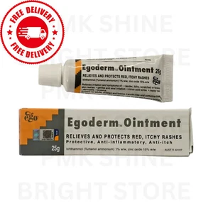Egoderm Ointment 25g Reduce Red Itchy Rashes Inflammation Dermatitis Dry Skin - Picture 1 of 8