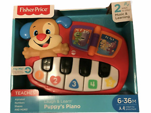 New RARE Fisher-Price CMW47 Laugh & Learn Puppy's Piano Toy