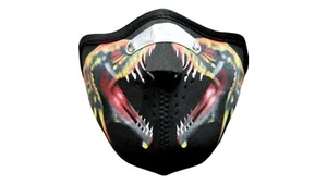 Motorrad Neopren Maske Snake, Biker Maske Snake, Mund- Nasenschutz - Bild 1 von 1
