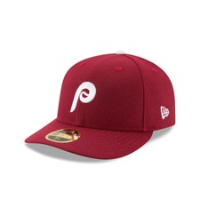 Philadelphia Phillies MLB New Era Low Crown 1982 Retro 59FIFTY Fitted Hat-Maroon