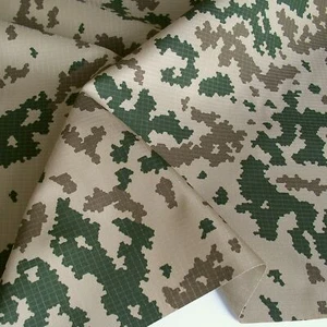 Camouflage reißfest Baumwoll-Stoff für Hose Jacke Flecktarn Tarnstoff Armeestoff - Bild 1 von 3