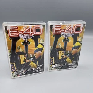 E-40 The Element Of Surprise Kassetten 1 & 2 KOMPLETT 1998 Oldschool / getestet - Bild 1 von 14